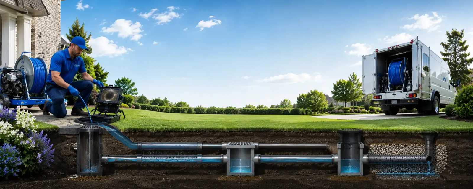 Outdoor drain cleaning information for Dublin, NC